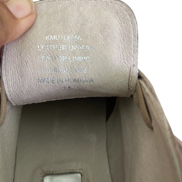 Kenneth Cole Silver Technology Men's Leather Lace Up Ankle Boots Tan Size 7.5 - Picture 6 of 7